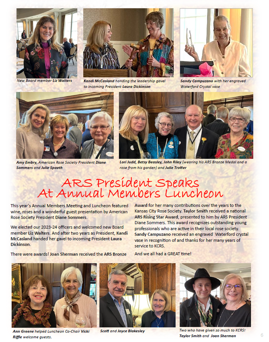 Page 6 - KCRS 2023 Fall Newsletter