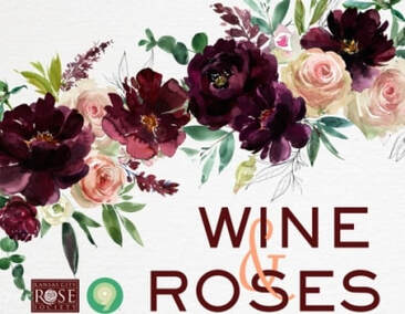 2021 Wine and Roses fundraising event poster image.