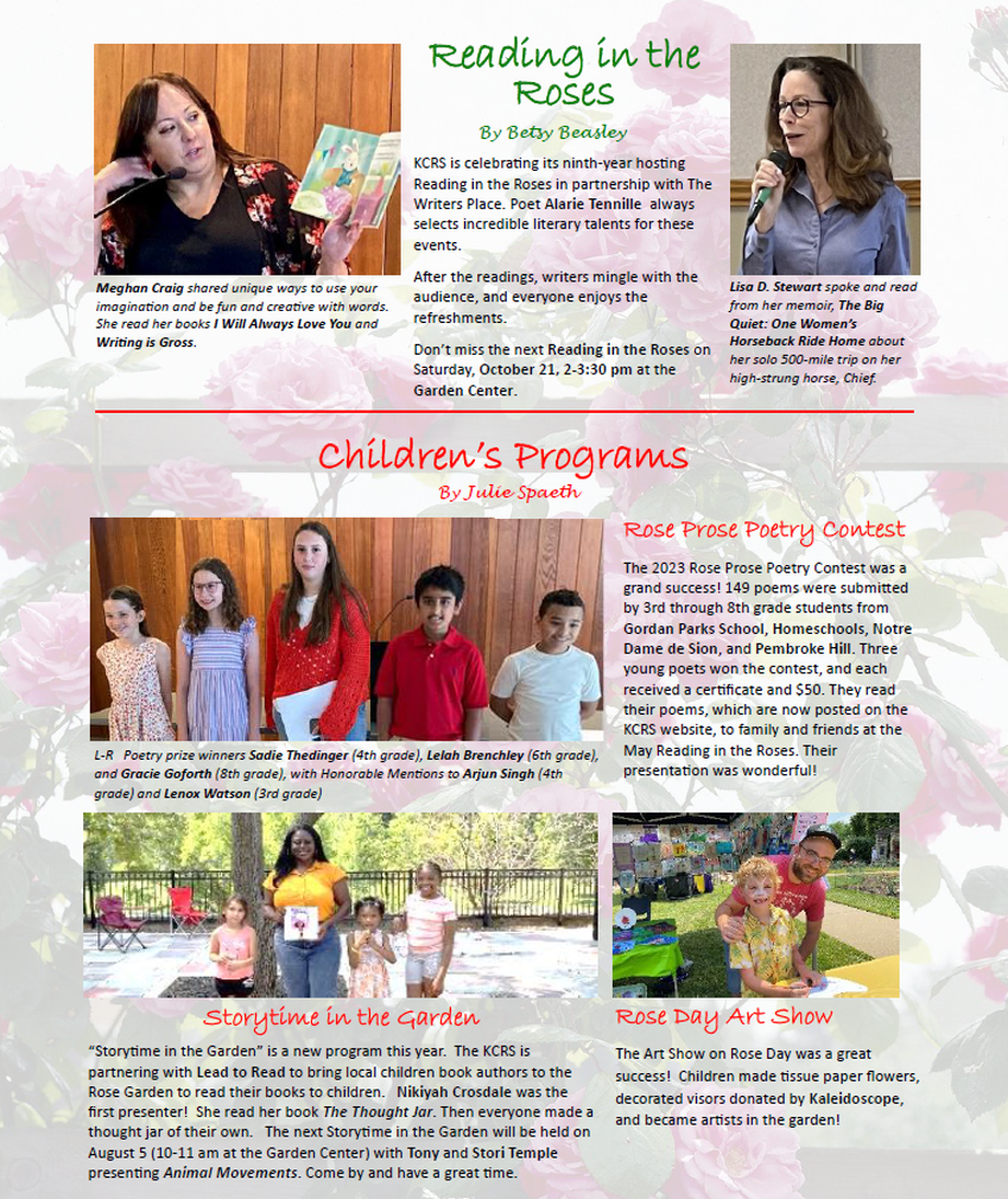 Page 4 - KCRS 2023 Summer Newsletter