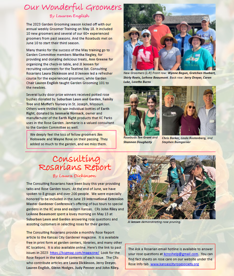 Page 5 - KCRS 2023 Summer Newsletter